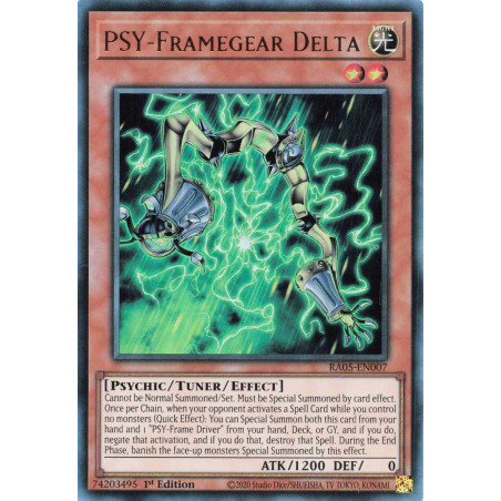 Yu-Gi-Oh TCG RA05-EN007 UR PSY-Framegear Delta Ultra Rare Rarity Collection 5