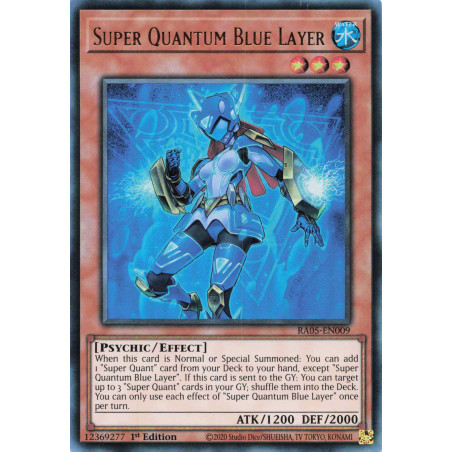 Yu-Gi-Oh TCG RA05-EN009 UR Super Quantum Blue Layer Ultra Rare Rarity Collection 5