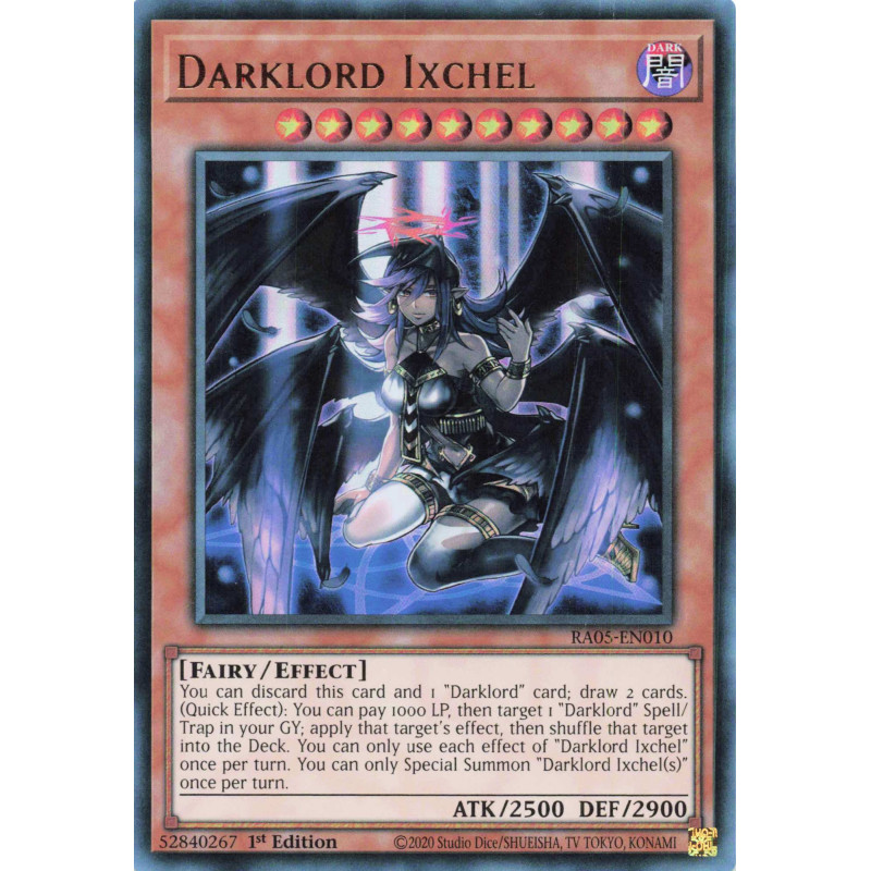 Yu-Gi-Oh TCG RA05-EN010 UR Darklord Ixchel Ultra Rare Rarity Collection 5