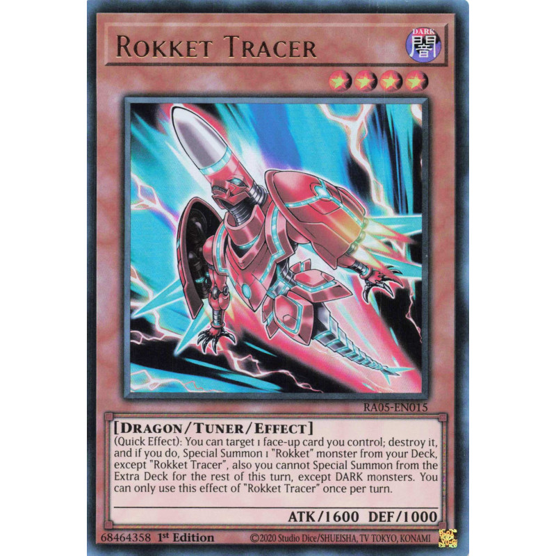 Yu-Gi-Oh TCG RA05-EN015 UR Rokket Tracer Ultra Rare Rarity Collection 5