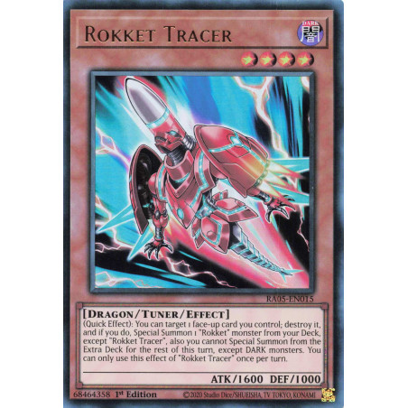 Yu-Gi-Oh TCG RA05-EN015 UR Rokket Tracer Ultra Rare Rarity Collection 5