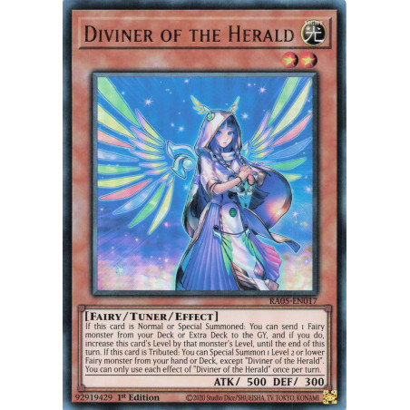 Yu-Gi-Oh TCG RA05-EN017 UR Diviner of the Herald Ultra Rare Rarity Collection 5