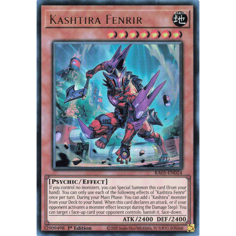 Yu-Gi-Oh TCG RA05-EN024 UR Kashtira Fenrir Ultra Rare Rarity Collection 5