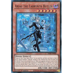 Yu-Gi-Oh TCG RA05-EN028 UR Arias the Labrynth Butler Ultra Rare Rarity Collection 5