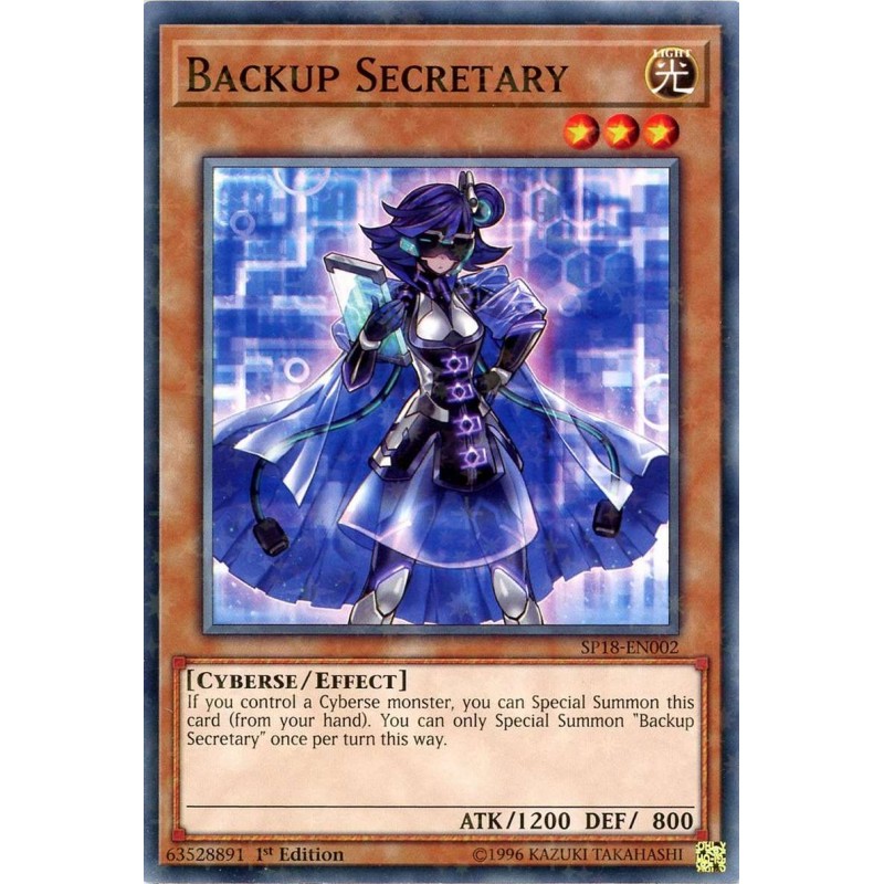 Purchase Backup Secretary Star Pack Vrains Yu Gi Oh Cartajouer