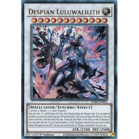 Yu-Gi-Oh TCG RA05-EN042 UR Despian Luluwalilith Ultra Rare Rarity Collection 5