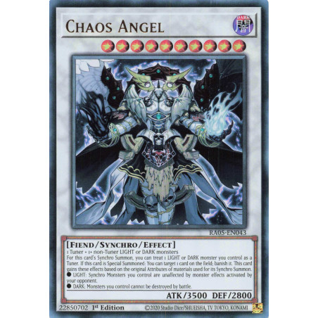 Yu-Gi-Oh TCG RA05-EN043 UR Chaos Angel Ultra Rare Rarity Collection 5
