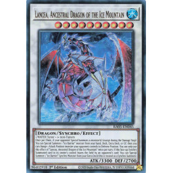 Yu-Gi-Oh TCG RA05-EN045 UR Lancea, Ancestral Dragon of the Ice Mountain Ultra Rare Rarity Collection 5