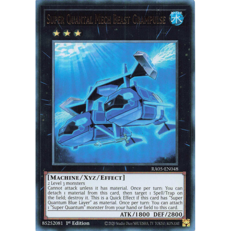 Yu-Gi-Oh TCG RA05-EN048 UR Super Quantal Mech Beast Grampulse Ultra Rare Rarity Collection 5