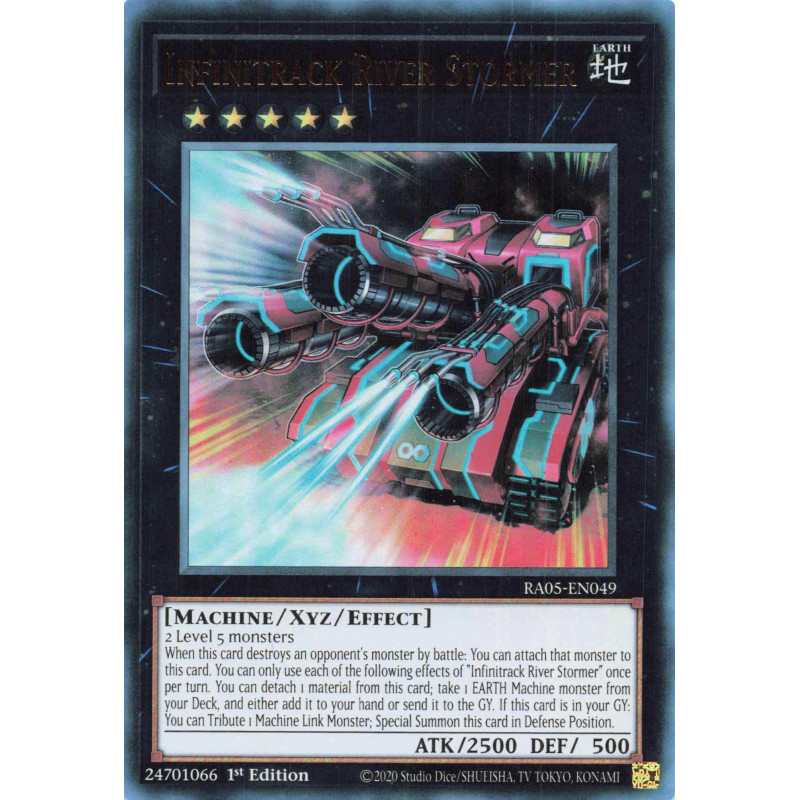 Yu-Gi-Oh TCG RA05-EN049 UR Infinitrack River Stormer Ultra Rare Rarity Collection 5