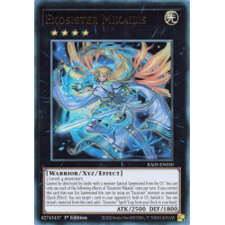 Yu-Gi-Oh TCG RA05-EN050 UR Exosister Mikailis Ultra Rare Rarity Collection 5