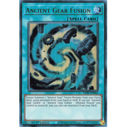 Yu-Gi-Oh TCG RA05-EN063 UR Ancient Gear Fusion Ultra Rare Rarity Collection 5