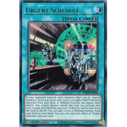 Yu-Gi-Oh TCG RA05-EN064 UR Urgent Schedule Ultra Rare Rarity Collection 5
