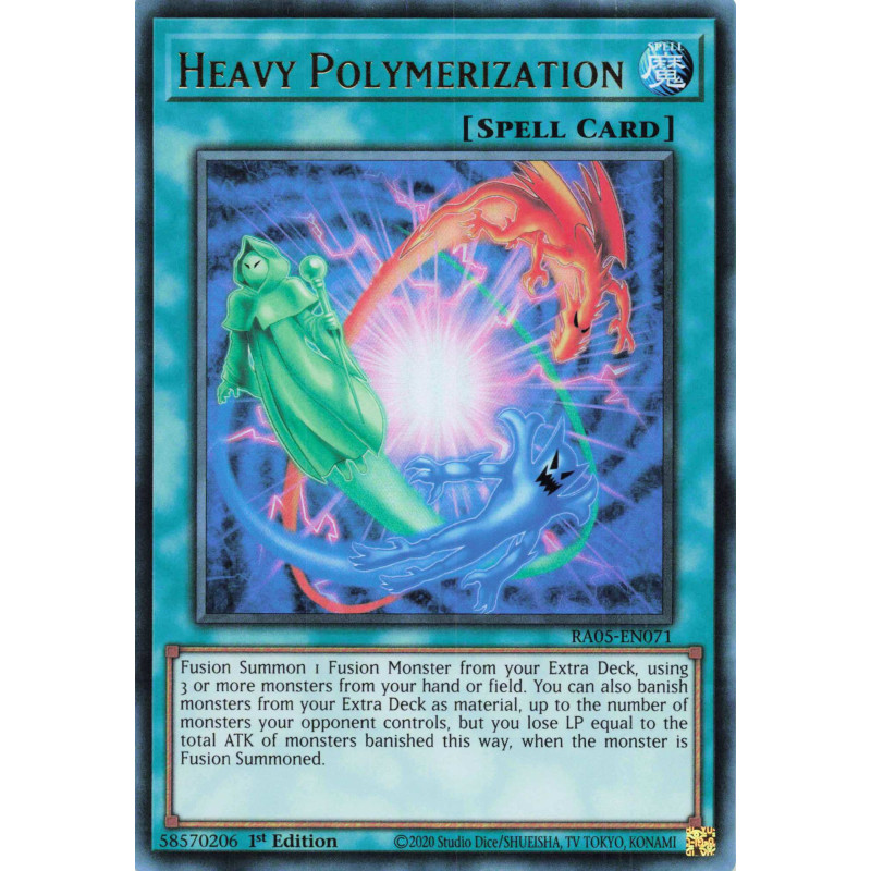 Yu-Gi-Oh TCG RA05-EN071 UR Heavy Polymerization Ultra Rare Rarity Collection 5