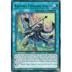 Yu-Gi-Oh TCG RA05-EN075 UR Radiant Typhoon Vision Ultra Rare Rarity Collection 5