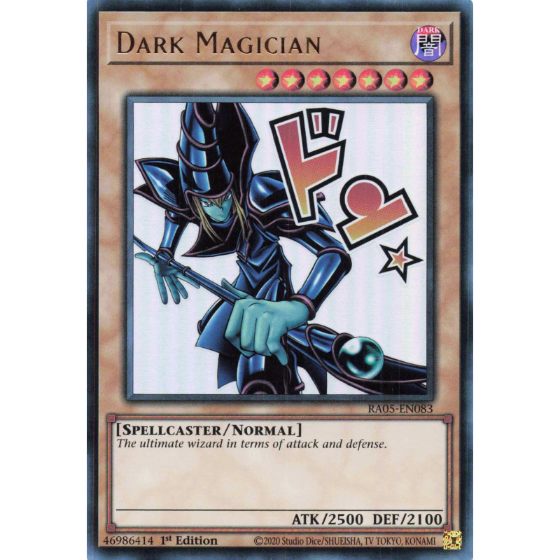 Yu-Gi-Oh TCG RA05-EN083 UR Dark Magician (stamp artwork) Ultra Rare Rarity Collection 5