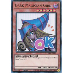Yu-Gi-Oh TCG RA05-EN084 UR Dark Magician Girl (stamp artwork) Ultra Rare Rarity Collection 5