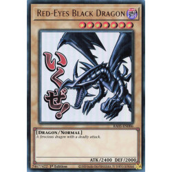 Yu-Gi-Oh TCG RA05-EN086 UR Red-Eyes Black Dragon (stamp artwork) Ultra Rare Rarity Collection 5