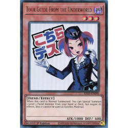 Yu-Gi-Oh TCG RA05-EN090 UR Tour Guide From the Underworld (stamp artwork) Ultra Rare Rarity Collection 5