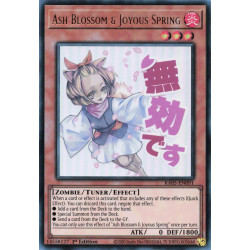 Yu-Gi-Oh TCG RA05-EN091 UR Ash Blossom & Joyous Spring (stamp artwork) Ultra Rare Rarity Collection 5