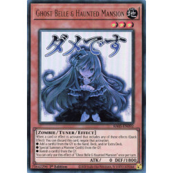 Yu-Gi-Oh TCG RA05-EN092 UR Ghost Belle & Haunted Mansion (stamp artwork) Ultra Rare Rarity Collection 5
