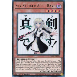 Yu-Gi-Oh TCG RA05-EN093 UR Sky Striker Ace - Raye (stamp artwork) Ultra Rare Rarity Collection 5