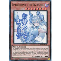 Yu-Gi-Oh TCG RA05-EN099 UR Lovely Labrynth of the Silver Castle (stamp artwork) Ultra Rare Rarity Collection 5
