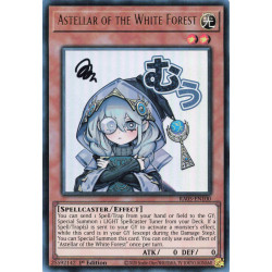 Yu-Gi-Oh TCG RA05-EN100 UR Astellar of the White Forest (stamp artwork) Ultra Rare Rarity Collection 5