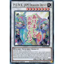 Yu-Gi-Oh TCG RA05-EN102 UR P.U.N.K. JAM Dragon Drive (stamp artwork) Ultra Rare Rarity Collection 5