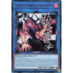 Yu-Gi-Oh TCG RA05-EN107 UR Promethean Princess, Bestower of Flames (stamp artwork) Ultra Rare Rarity Collection 5
