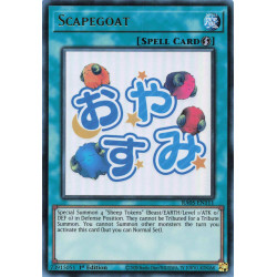 Yu-Gi-Oh TCG RA05-EN111 UR Scapegoat (stamp artwork) Ultra Rare Rarity Collection 5