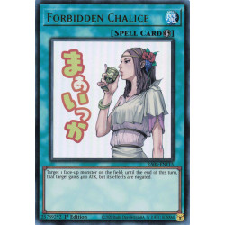 Yu-Gi-Oh TCG RA05-EN115 UR Forbidden Chalice (stamp artwork) Ultra Rare Rarity Collection 5