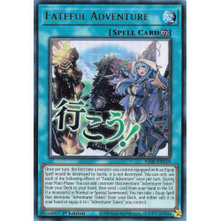 Yu-Gi-Oh TCG RA05-EN119 UR Fateful Adventure (stamp artwork) Ultra Rare Rarity Collection 5