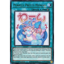 Yu-Gi-Oh TCG RA05-EN120 UR Purrely Pretty Memory (stamp artwork) Ultra Rare Rarity Collection 5