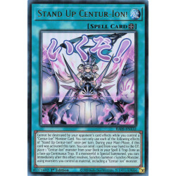 Yu-Gi-Oh TCG RA05-EN122 UR Stand Up Centur-Ion! (stamp artwork) Ultra Rare Rarity Collection 5