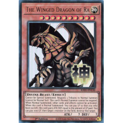 Yu-Gi-Oh TCG RA05-EN130 UR The Winged Dragon of Ra (stamp artwork) Ultra Rare Rarity Collection 5