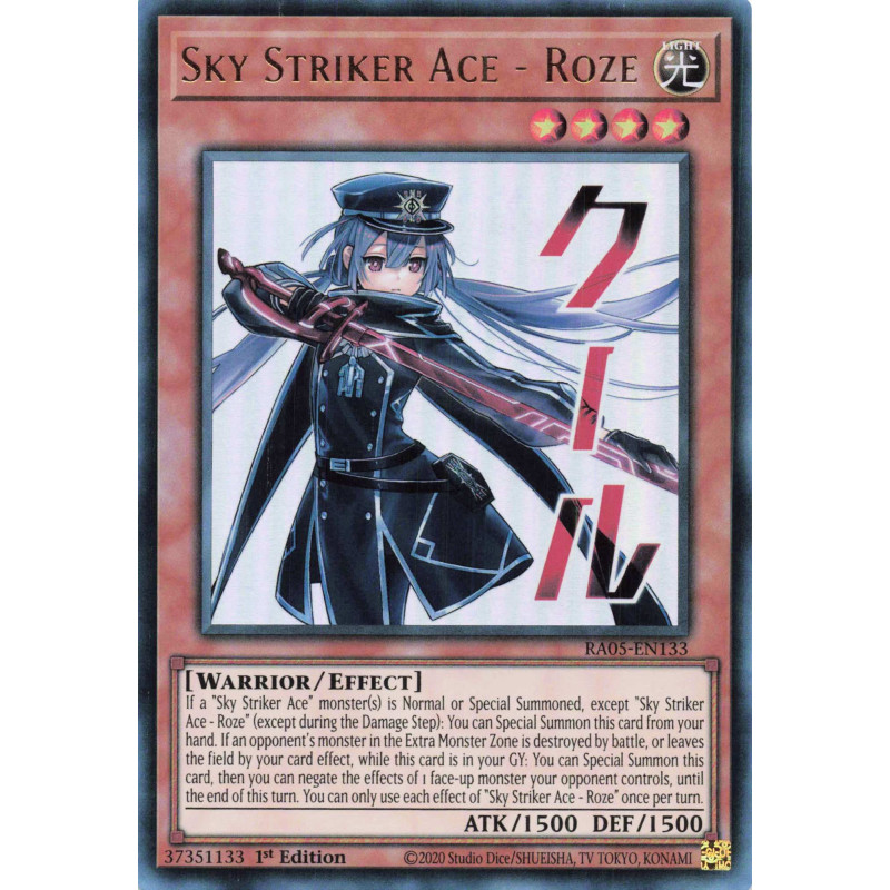 Yu-Gi-Oh TCG RA05-EN133 UR Sky Striker Ace - Roze (stamp artwork) Ultra Rare Rarity Collection 5