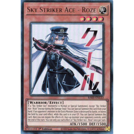 Yu-Gi-Oh TCG RA05-EN133 UR Sky Striker Ace - Roze (stamp artwork) Ultra Rare Rarity Collection 5