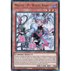 Yu-Gi-Oh TCG RA05-EN136 UR Maliss <P> White Rabbit (stamp artwork) Ultra Rare Rarity Collection 5
