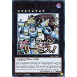 Yu-Gi-Oh TCG RA05-EN137 UR Gimmick Puppet Fantasix Machinix (stamp artwork) Ultra Rare Rarity Collection 5