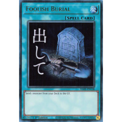 Yu-Gi-Oh TCG RA05-EN138 UR Foolish Burial (stamp artwork) Ultra Rare Rarity Collection 5