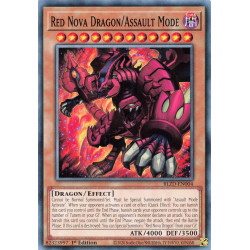 Yu-Gi-Oh TCG BLZD-EN004 C Red Nova Dragon/Assault Mode Blazing Dominion