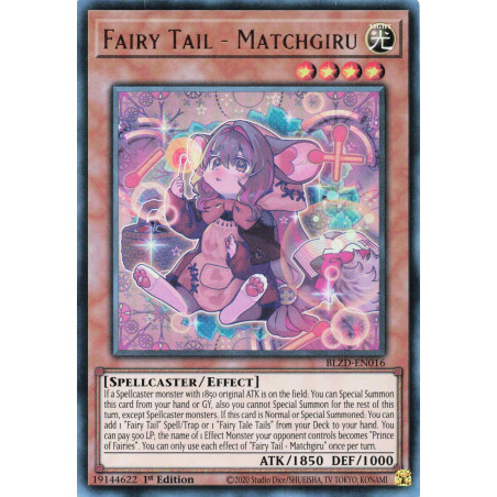 Yu-Gi-Oh TCG BLZD-EN016 UR Fairy Tail - Matchgiru Blazing Dominion