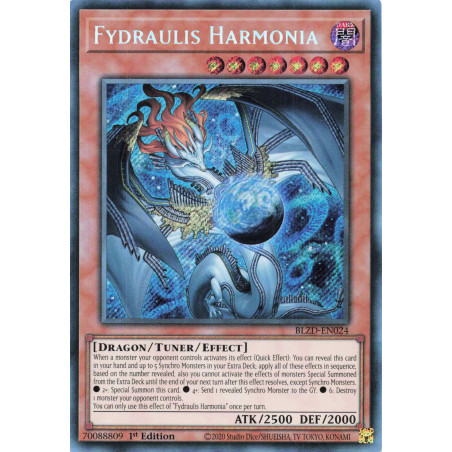 Yu-Gi-Oh TCG BLZD-EN024 SE Fydraulis Harmonia Blazing Dominion