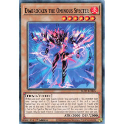 Yu-Gi-Oh TCG BLZD-EN025 C Diabrocken the Ominous Specter Blazing Dominion