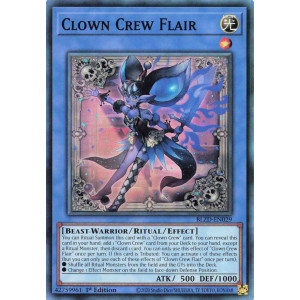 Yu-Gi-Oh TCG BLZD-EN029 SR Clown Crew Flair Blazing Dominion