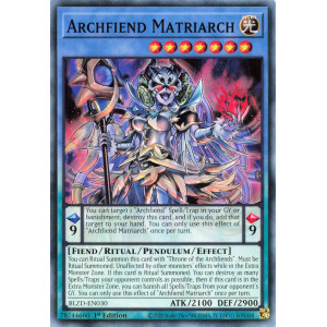 Yu-Gi-Oh TCG BLZD-EN030 C Archfiend Matriarch Blazing Dominion