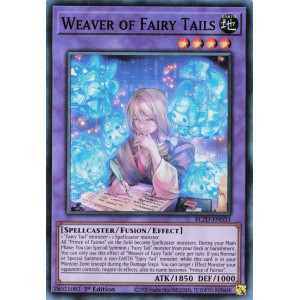 Yu-Gi-Oh TCG BLZD-EN033 SR Weaver of Fairy Tails Blazing Dominion