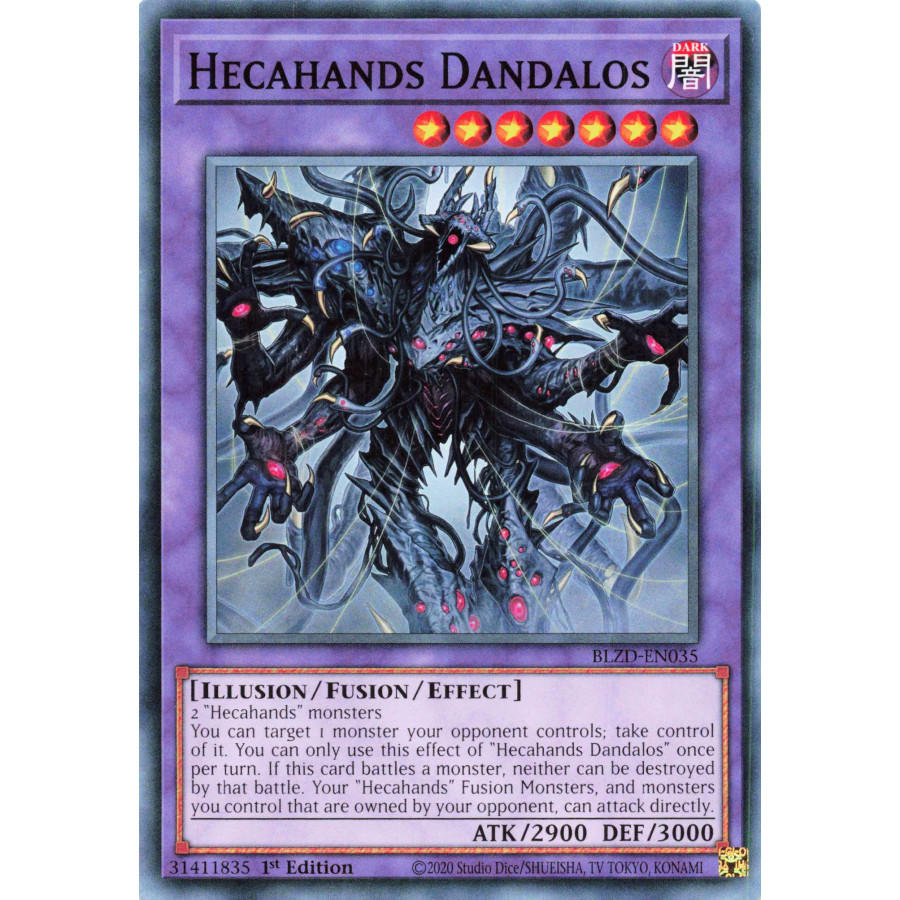 Yu-Gi-Oh TCG BLZD-EN035 C Hecahands Dandalos Blazing Dominion