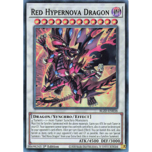 Yu-Gi-Oh TCG BLZD-EN038 SR Red Hypernova Dragon Blazing Dominion
